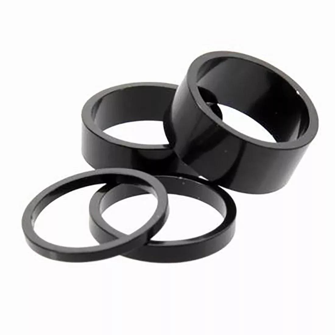 Aluminium Steering Spacers, Black, No Color, large image number 0