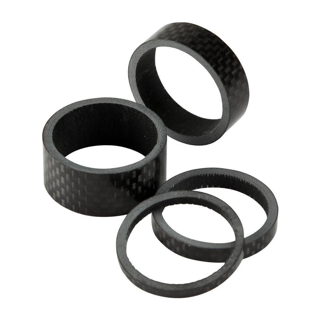 Carbon Headset Spacers, Black, , medium