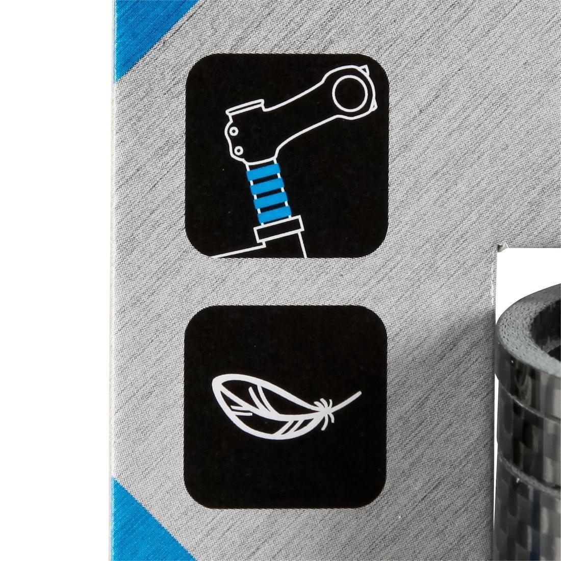 Carbon Headset Spacers, Black, No Color, large image number 3