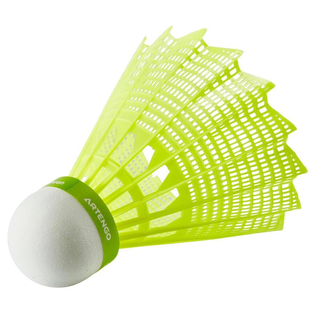 Plastic Shuttlecock Psc 100 X 1 Single-Pack, Green, , large image number 2