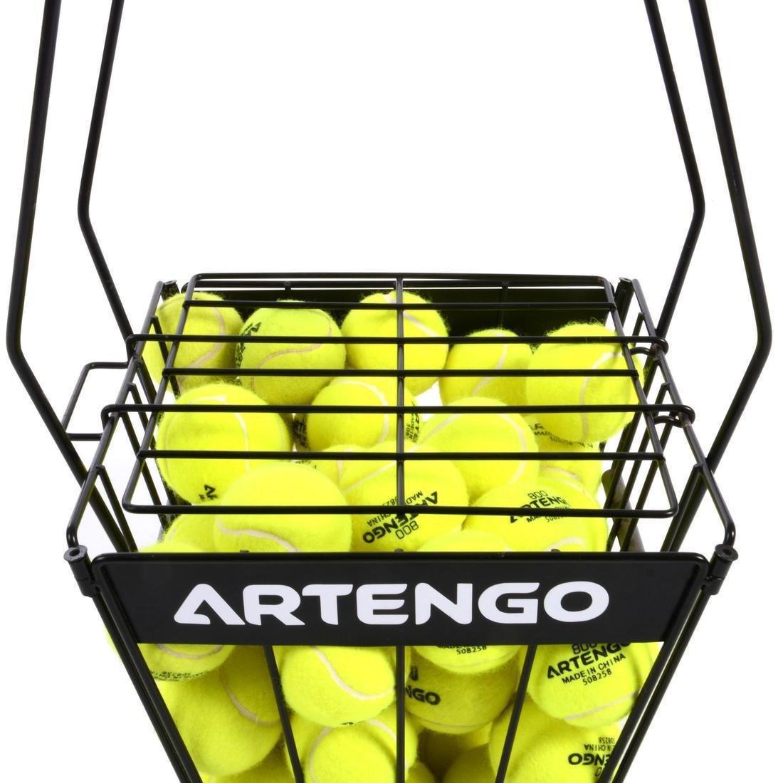 Tennis Ball Basket, Black, No Color, large image number 1