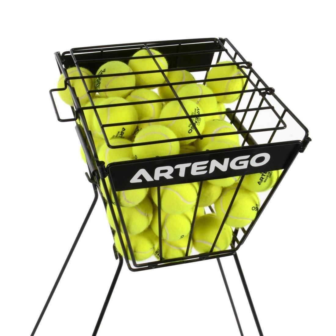 Tennis Ball Basket, Black, No Color, large image number 3