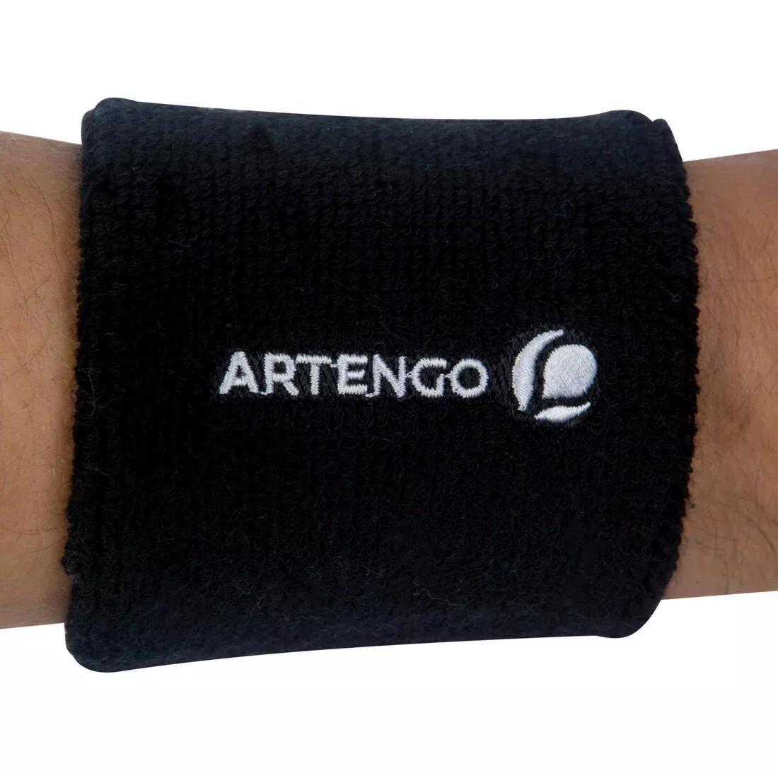 ARTENGO - Tennis Wristband Tp 100, Black