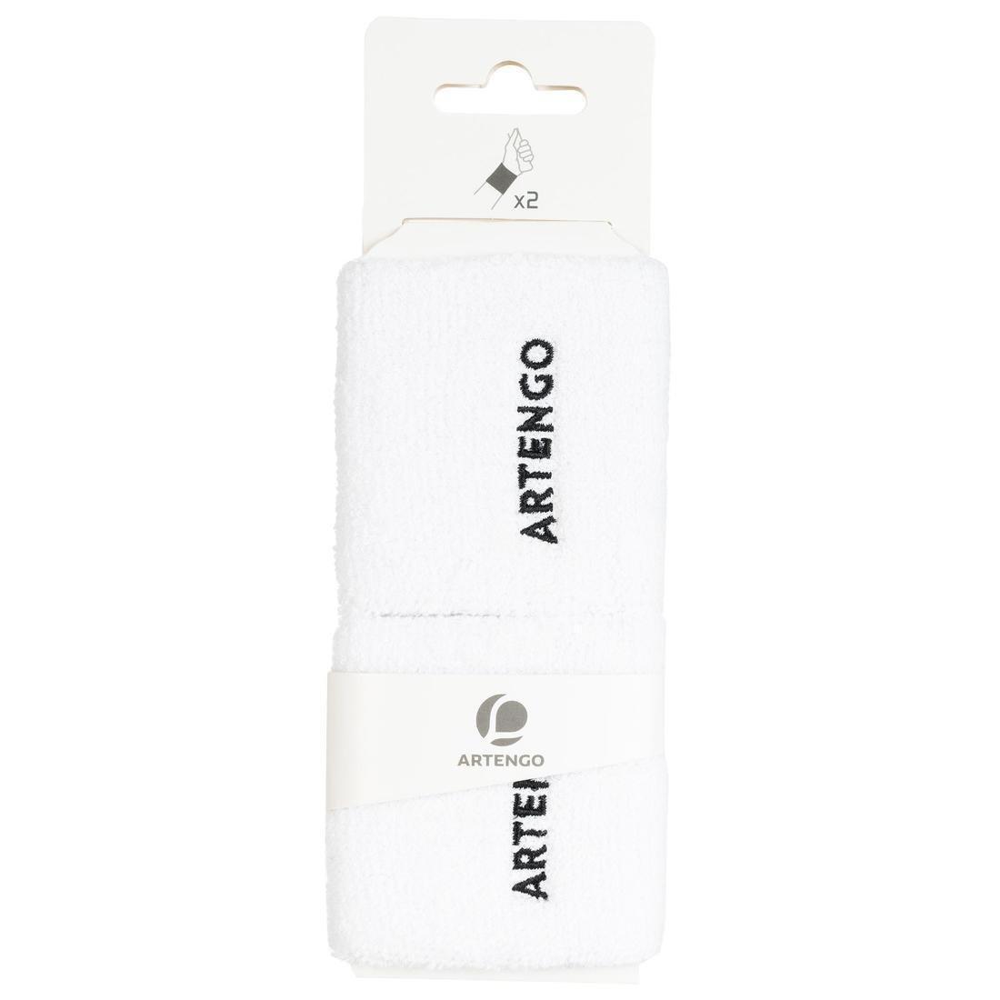 ARTENGO - Tennis Wristband Tp 100, White