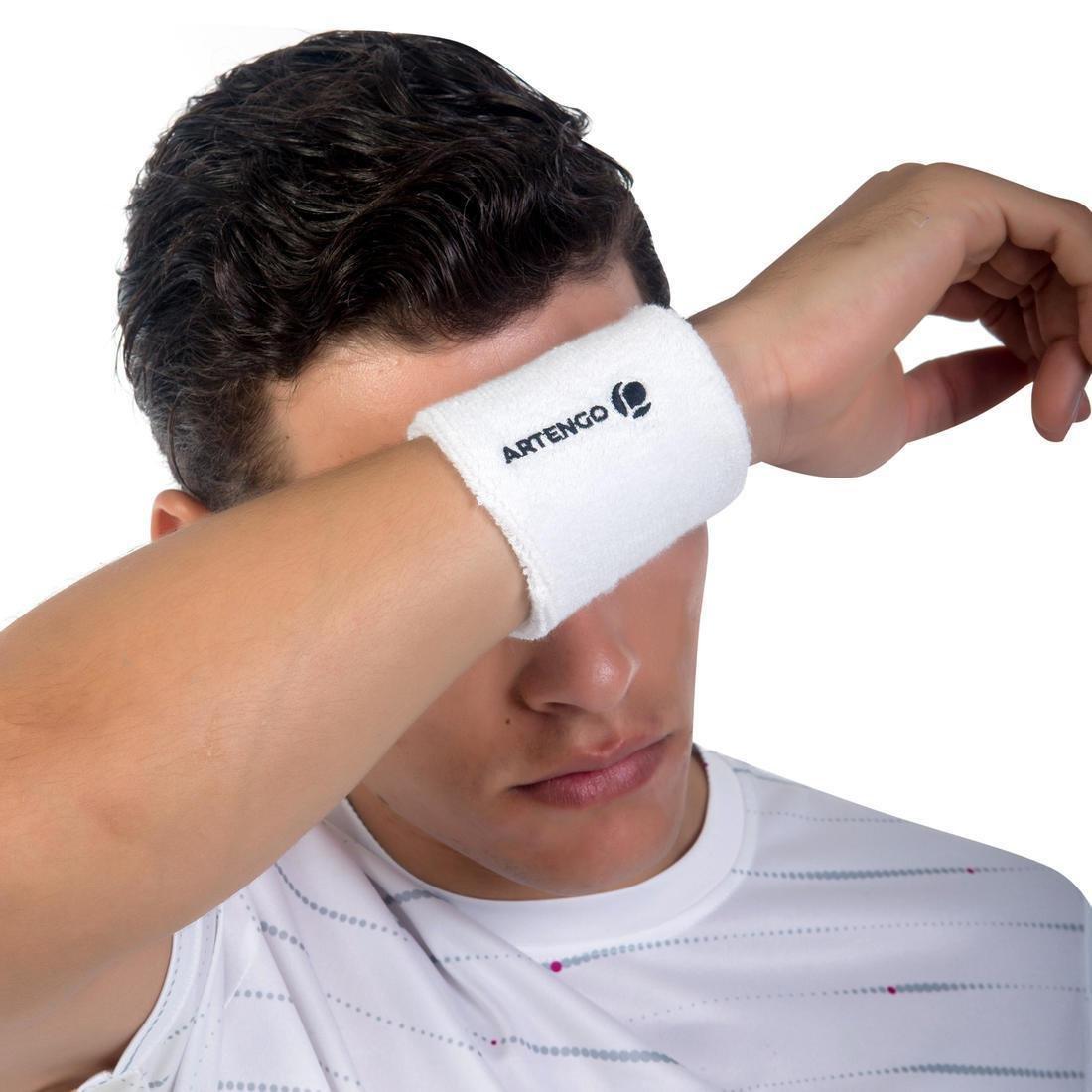 ARTENGO - Tennis Wristband Tp 100, White