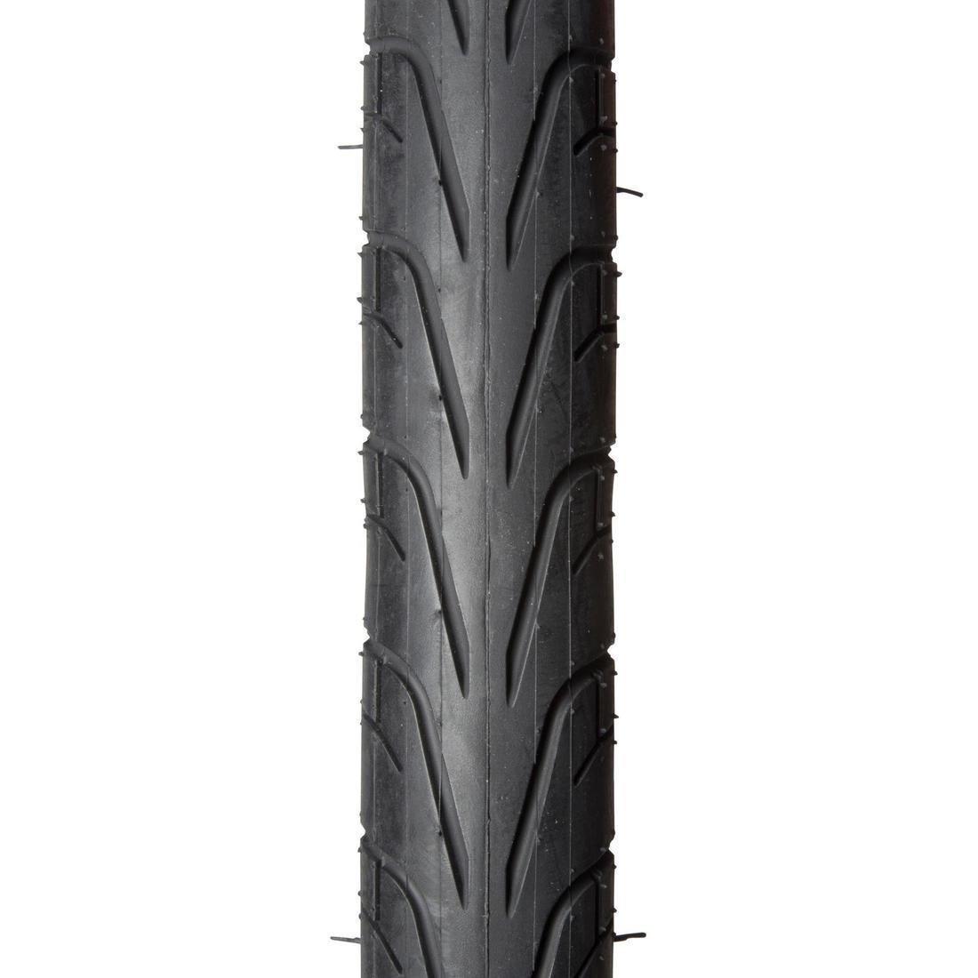 Randonneur Bike Tyre 26X1.5, Black, No Color, large image number 8