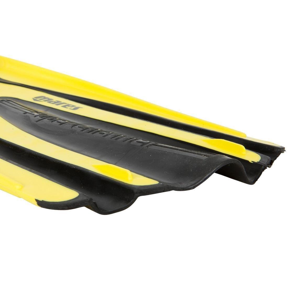 Adult Fins Mares Avanti Superchannel, Yellow, No Color, large image number 7