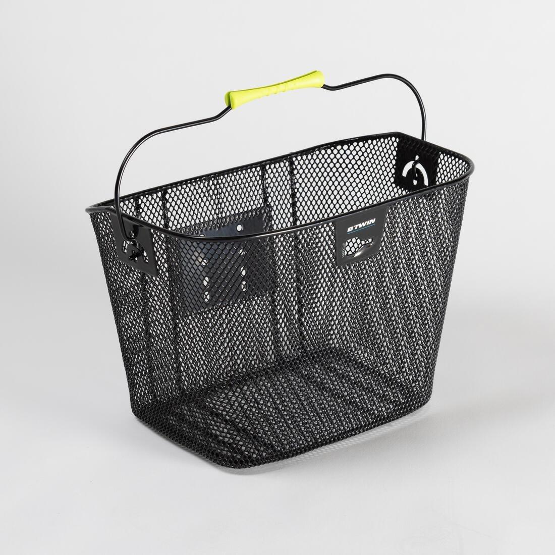 500 Bike Front Pannier 12L, Black, No Color, medium