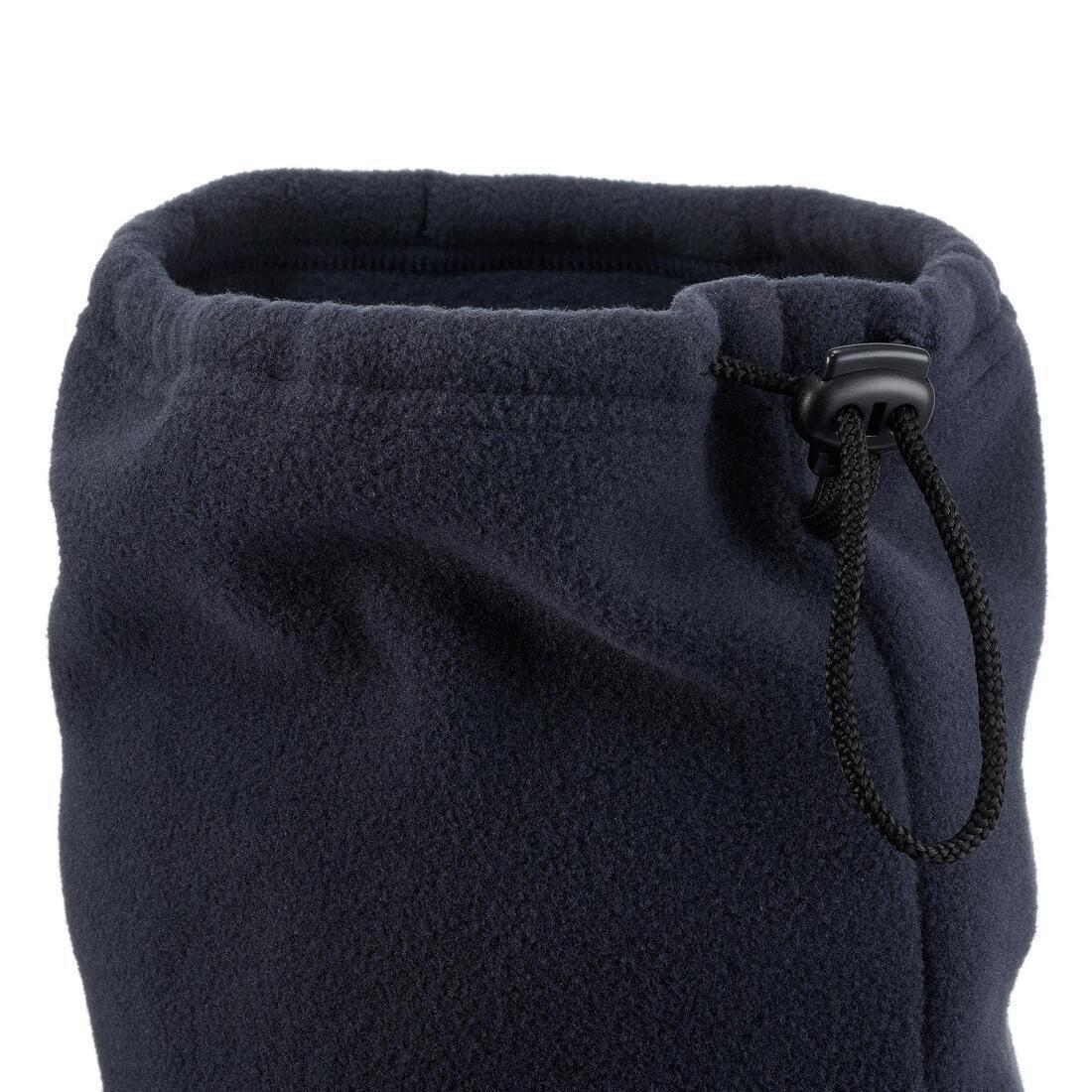Adult Toggle Fleece Ski Scarf, Black, No Color, large image number 5