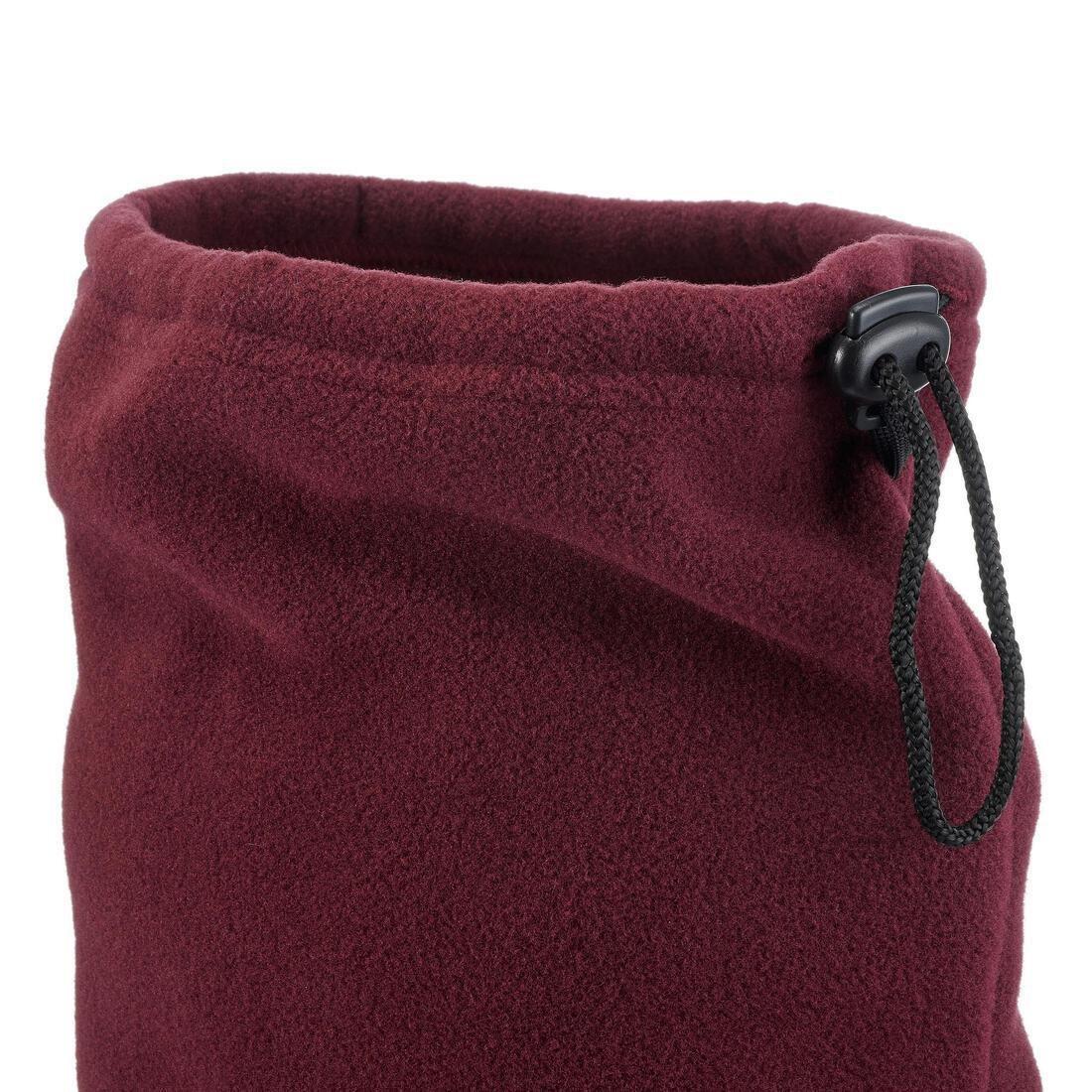 Adult Toggle Fleece Ski Scarf, Black, No Color, large image number 8