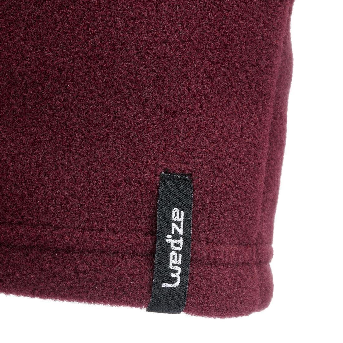 WEDZE - Adult Toggle Fleece Ski Scarf, Black