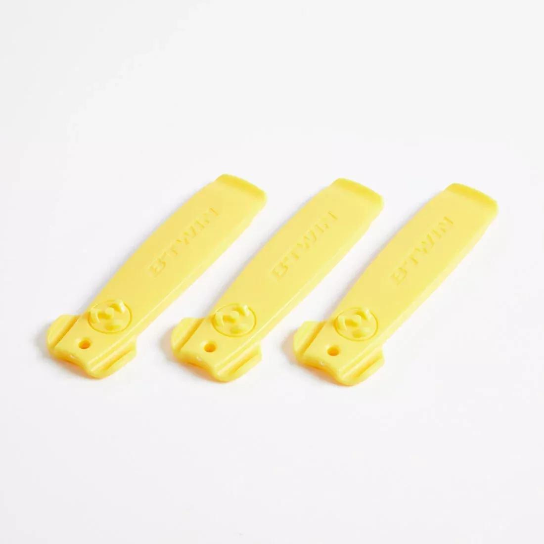 Tyre Levers Pack Of 3, Yellow, No Color, large image number 0