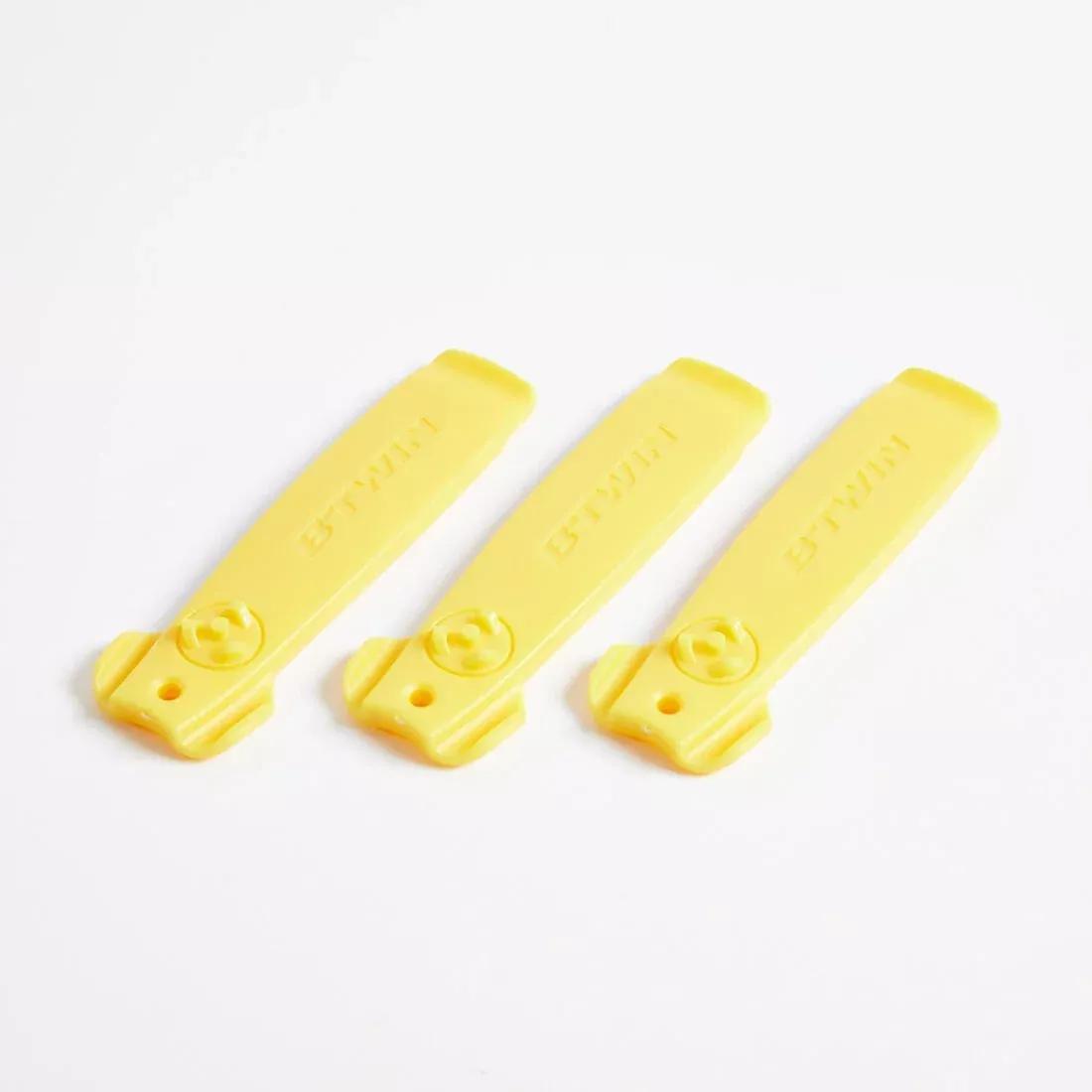 DECATHLON - Tyre Levers Pack Of 3, Yellow