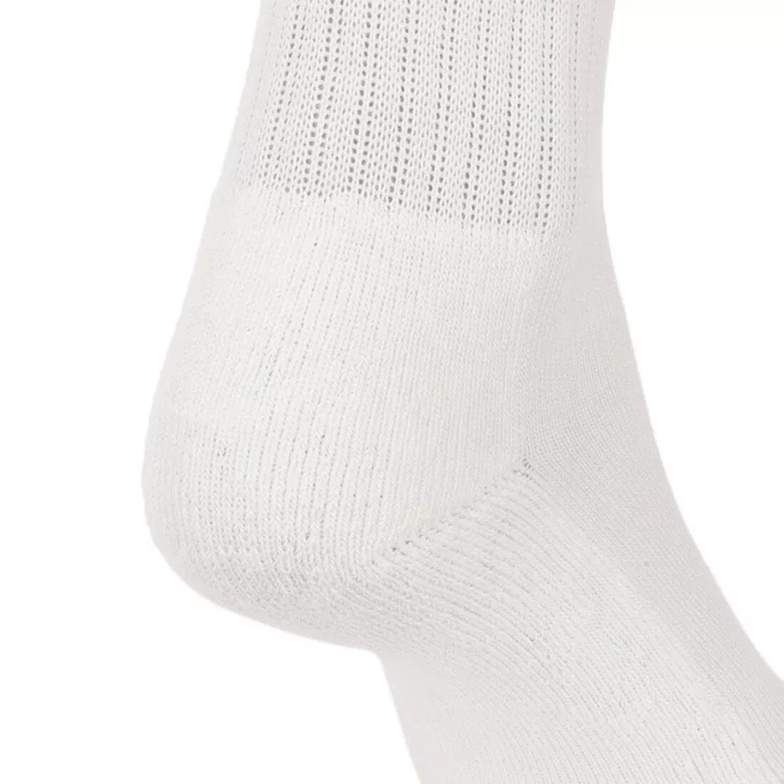 Basic High Tennis Socks Tri-Pack - White, No Color, large image number 7