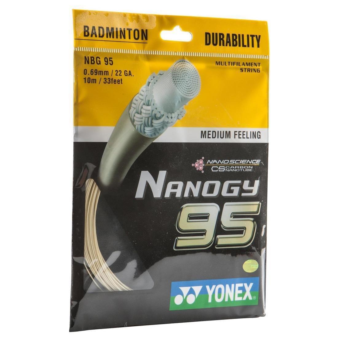Badminton String Nanogy, Yellow, No Color, large image number 7