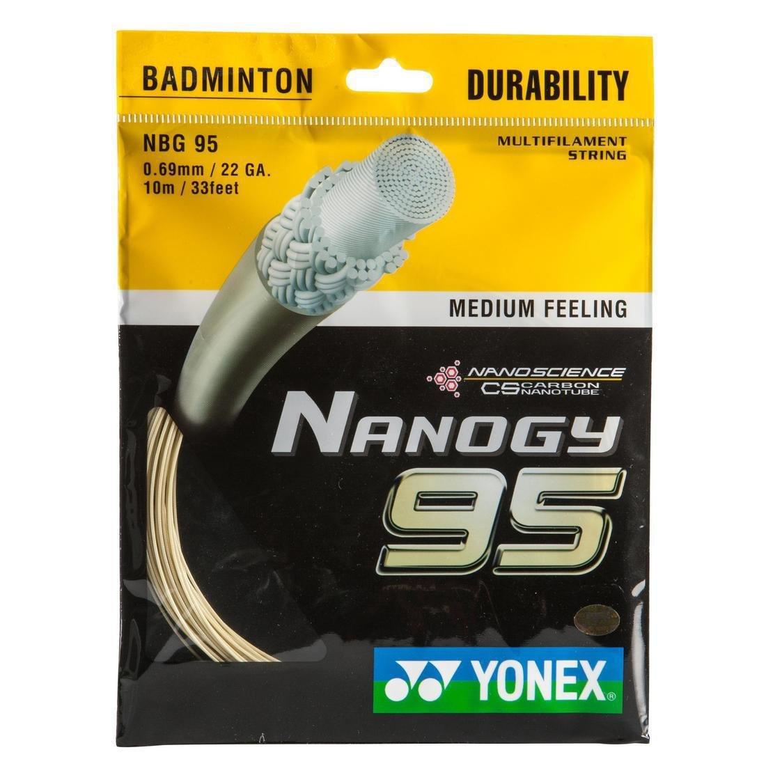 Badminton String Nanogy, Yellow, No Color, large image number 8