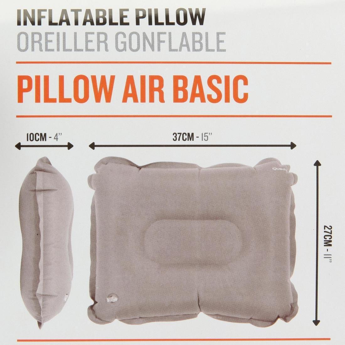 Air Basic Inflatable Camping Pillow, Black, No Color, large image number 7
