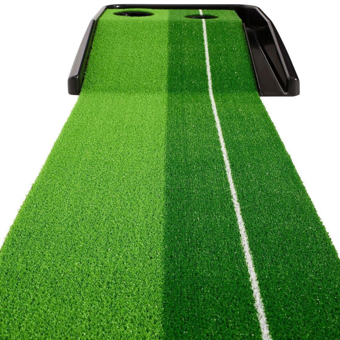 Golf Putting Mat With Ball Return, Green, No Color, large image number 1