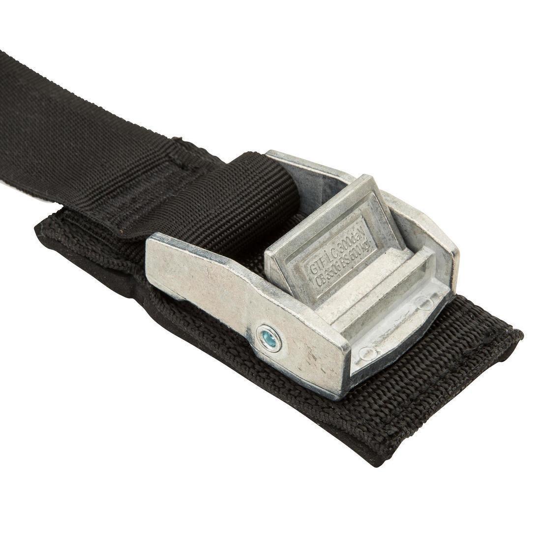 Canoe, Kayak, Paddle, Surfboard, Transport Straps, Black, No Color, large image number 1