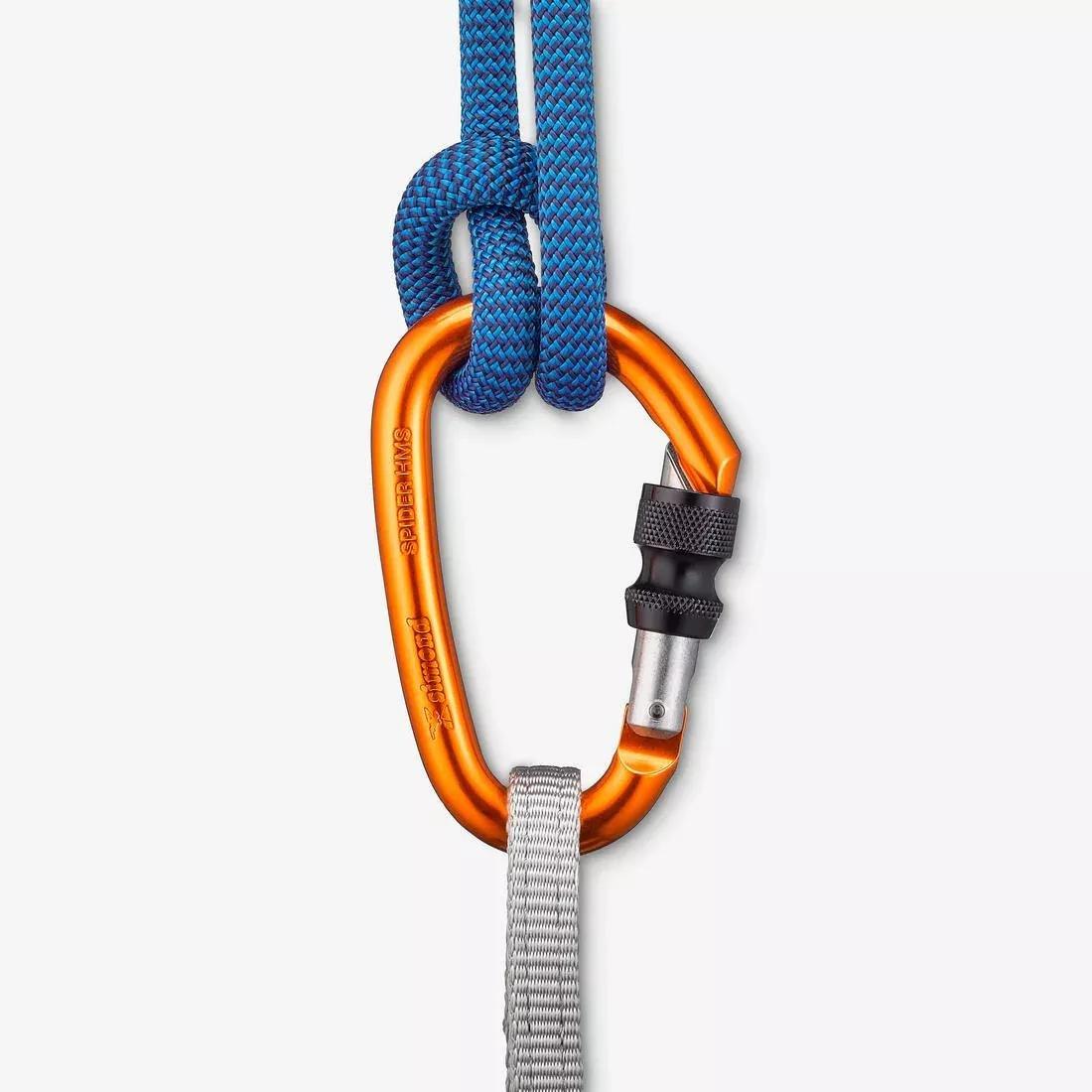 Screw Snap Hook For Climbing And Mountaineering - Spider Hms, Orange, 5401_000, large image number 4