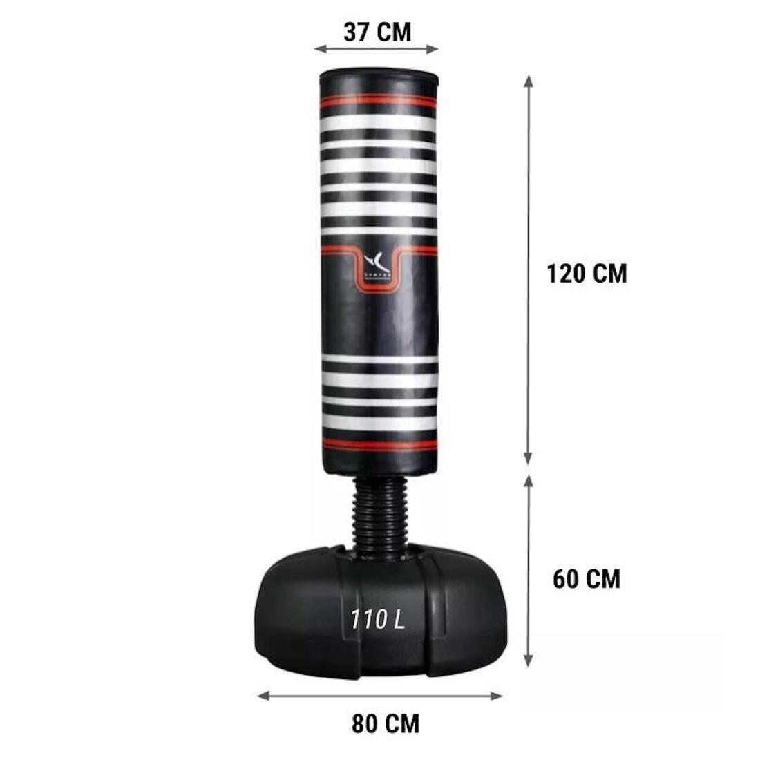 Free-Standing Punching Bag, Black, No Color, large image number 1