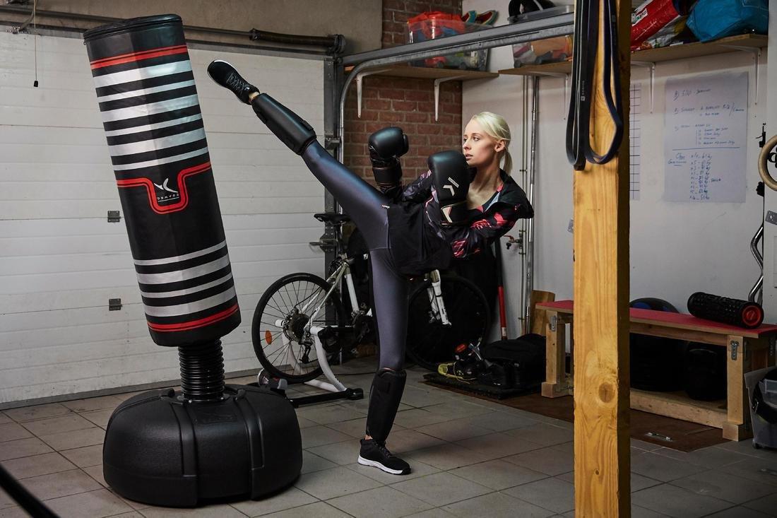 Free-Standing Punching Bag, Black, No Color, large image number 9