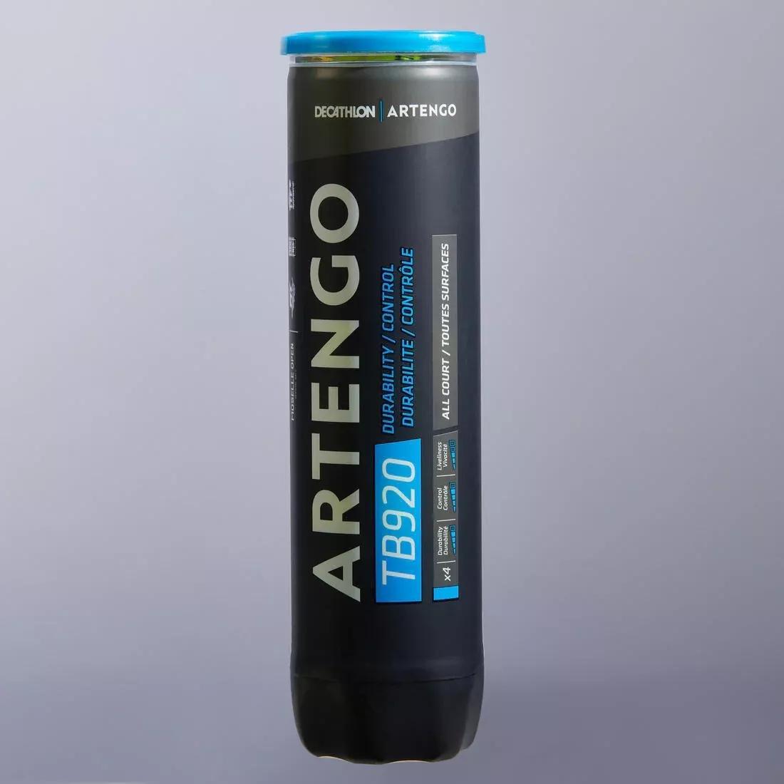 Versatile Tennis Ball Tb 4-Pack, Yellow, No Color, large image number 7