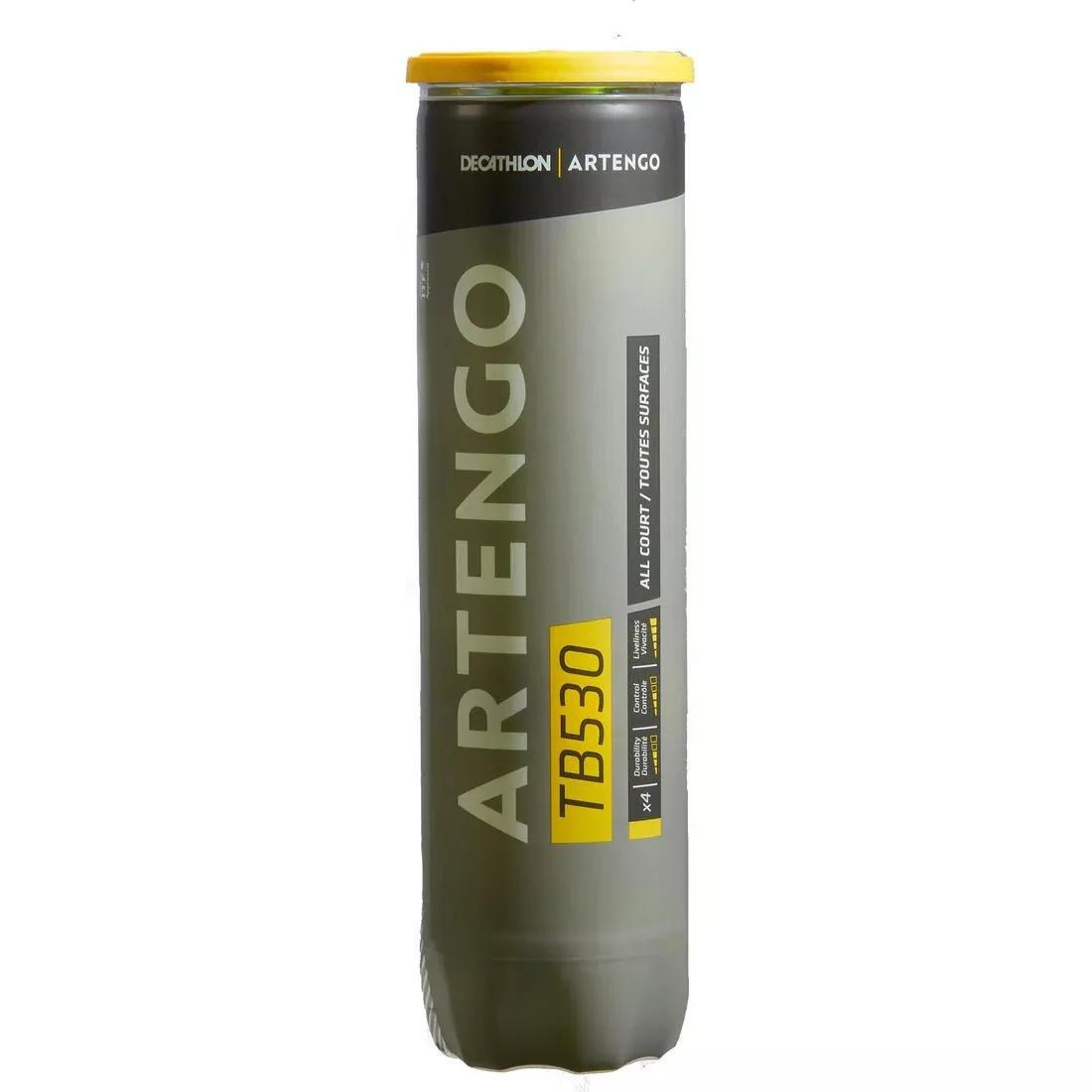 Tennis Balls 4-Pack - Tb530, Yellow, No Color, large image number 0