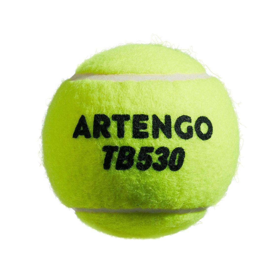 ARTENGO - Tennis Balls 4-Pack - Tb530, Yellow