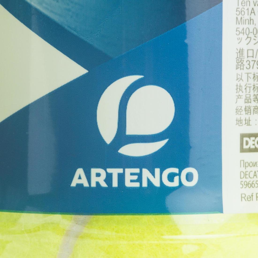 ARTENGO - Tennis Balls 4-Pack - Tb530, Yellow