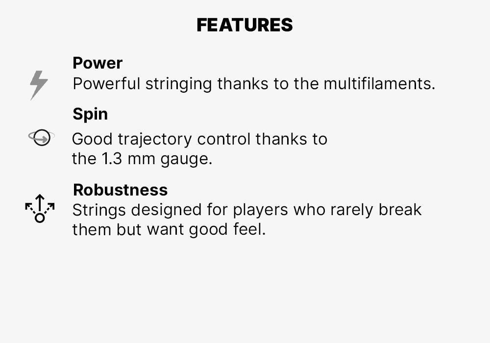 Xcel Limited Multifilament Tennis String, White, No Color, large image number 7