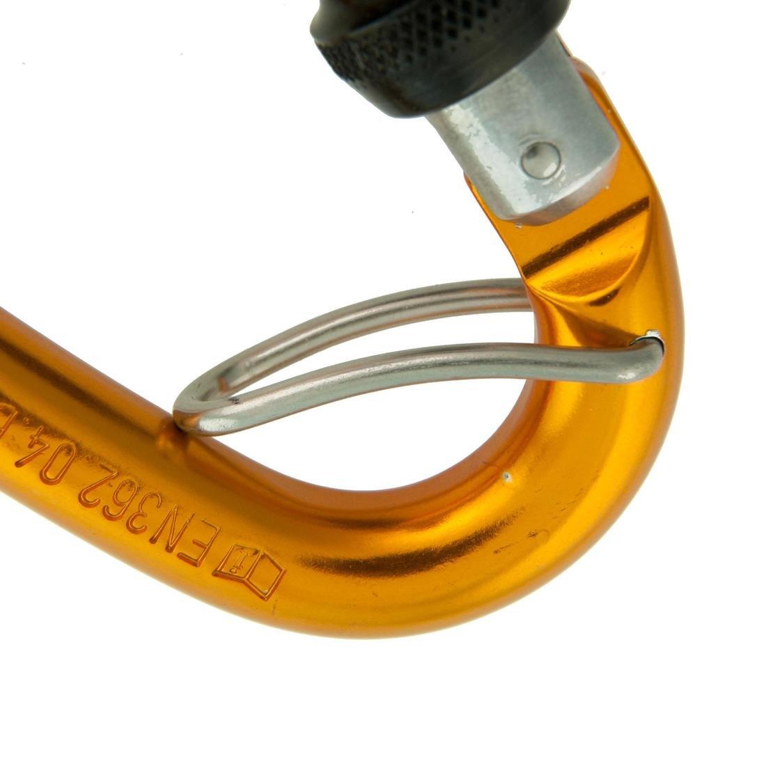 Screw Snap Hook For Climbing And Mountaineering Spider, Orange, No Color, large image number 1