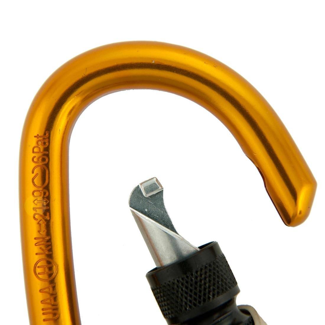 Screw Snap Hook For Climbing And Mountaineering Spider, Orange, No Color, large image number 2