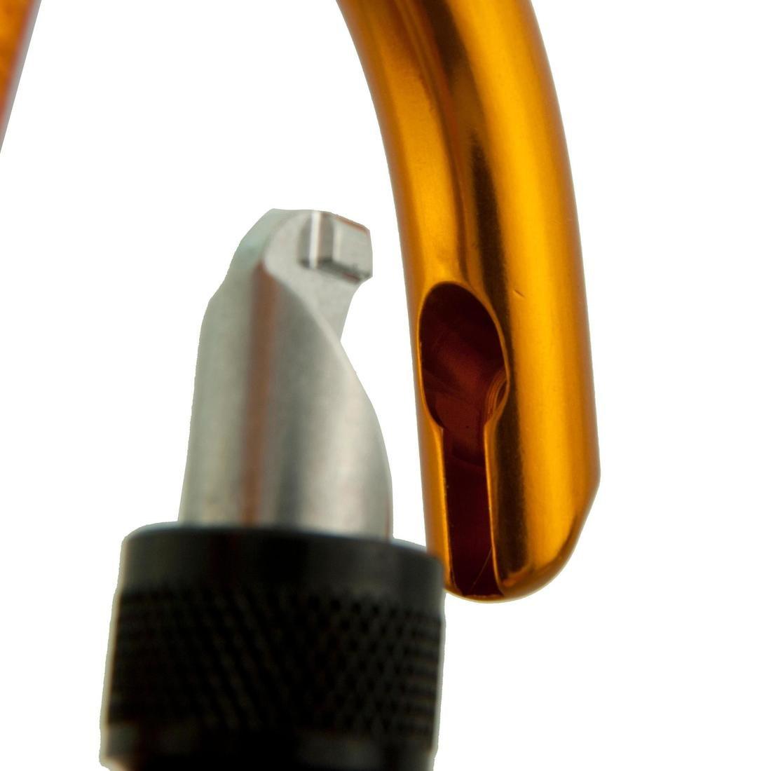 Screw Snap Hook For Climbing And Mountaineering Spider, Orange, No Color, large image number 3