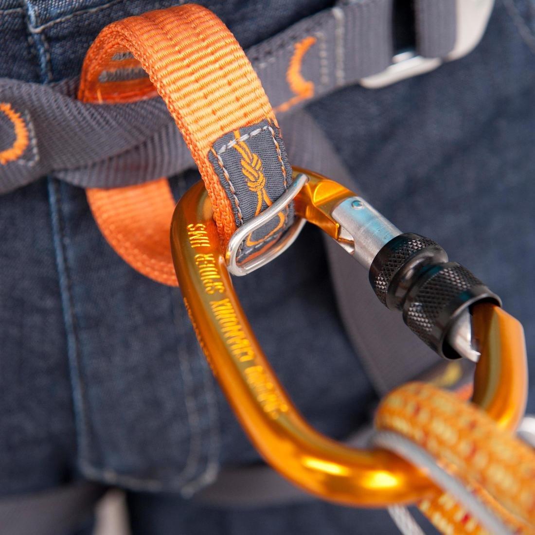 Screw Snap Hook For Climbing And Mountaineering Spider, Orange, No Color, large image number 6