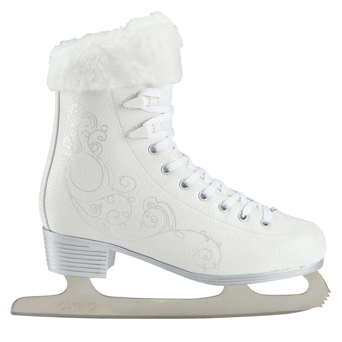 Women 500 Ice Skates, White, No Color, large image number 1