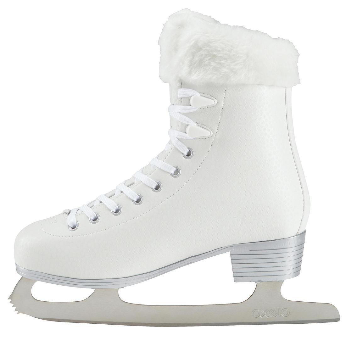 Women 500 Ice Skates, White, No Color, large image number 2