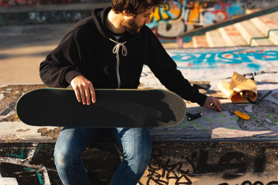 Skateboard Grip Tape, Black, No Color, large image number 12