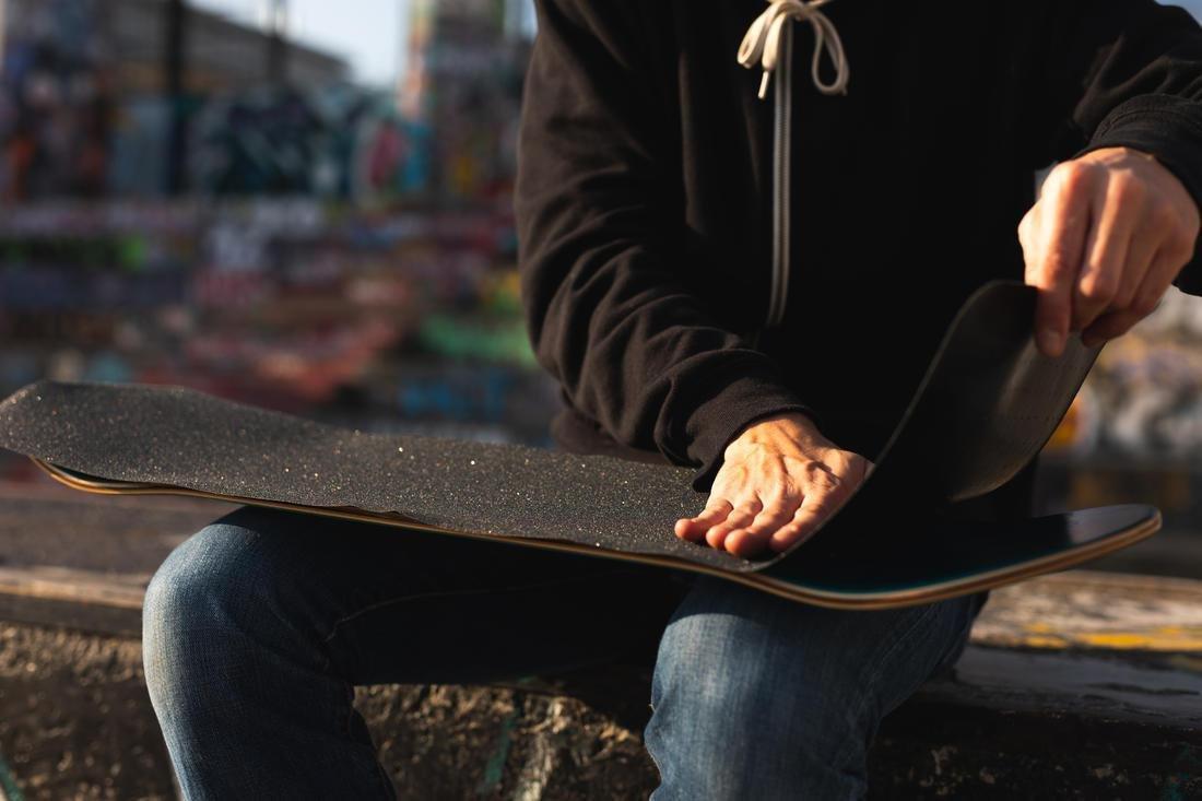Skateboard Grip Tape, Black, No Color, large image number 14