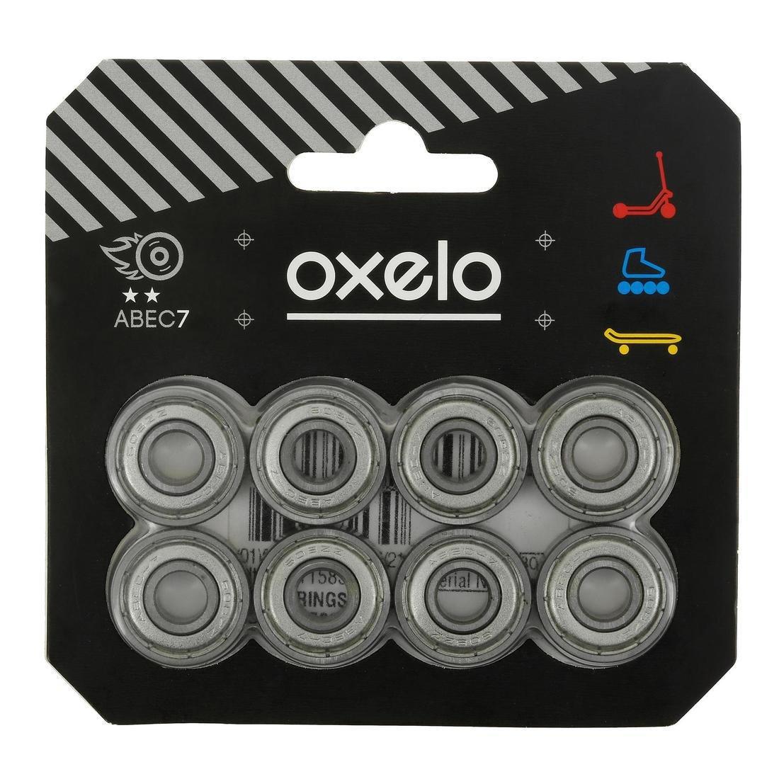 Abec 7 Inline Skate Skateboard And Scooter Bearings 8-Pack, Black, No Color, large image number 2