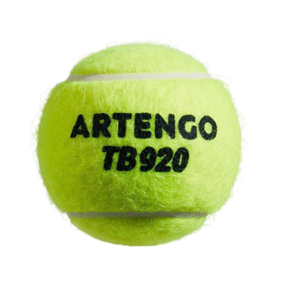 All-Court Tennis Balls Tb920 3-Pack, Yellow, No Color, large image number 4