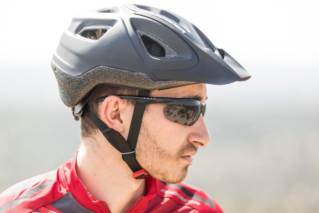 BLACK ST 100 Adult MTB Sunglasses Category 3 - Grey, No Color, large image number 10