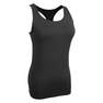 DOMYOS - Muscle Back Fitness Tank Top My Top, Black