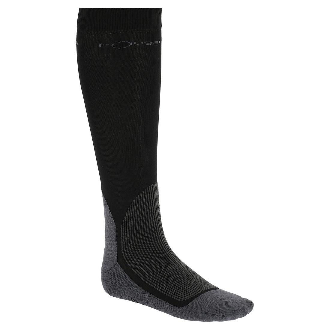 FOUGANZA - 700Adult Horse Riding Socks, Black