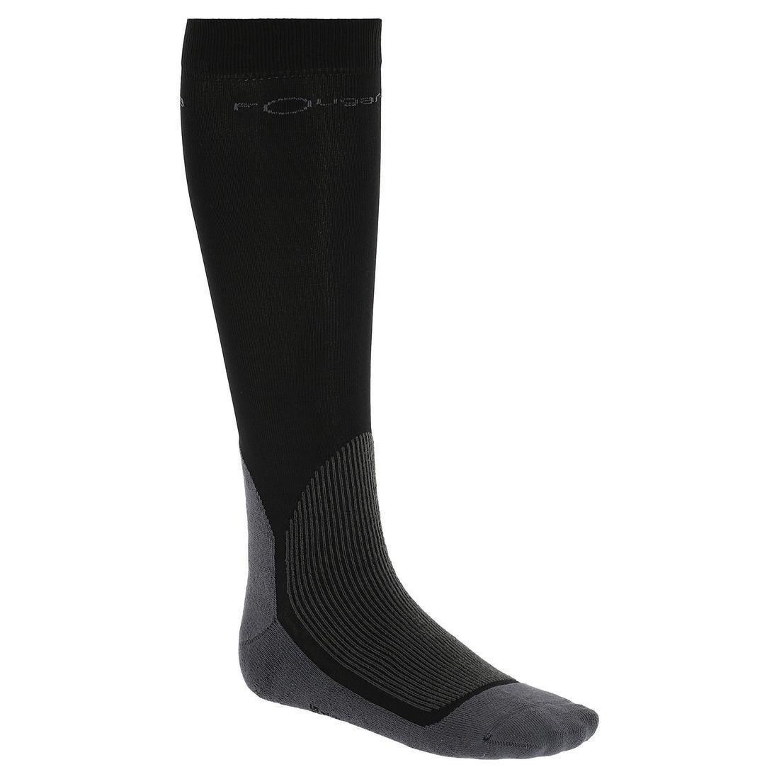 Unisex Horse Riding Socks - 700, Black, No Color, medium