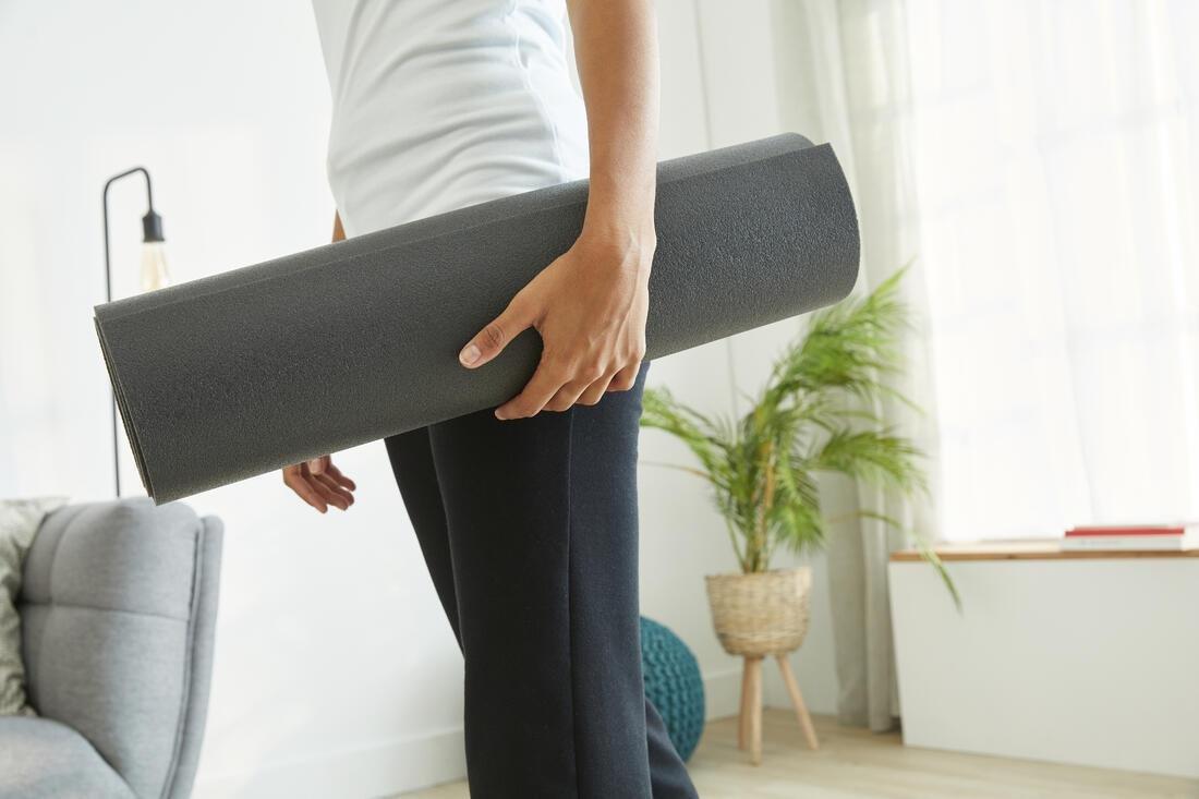 Fitness Floor Mat, Black, No Color, large image number 7