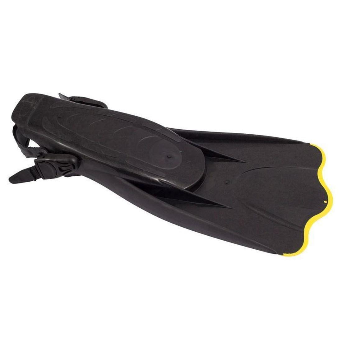 Cressi Palau Saf Snorkelling Fins, Black/Yellow, , large image number 3