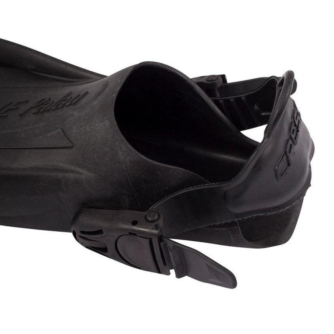 Cressi Palau Saf Snorkelling Fins, Black/Yellow, , large image number 5