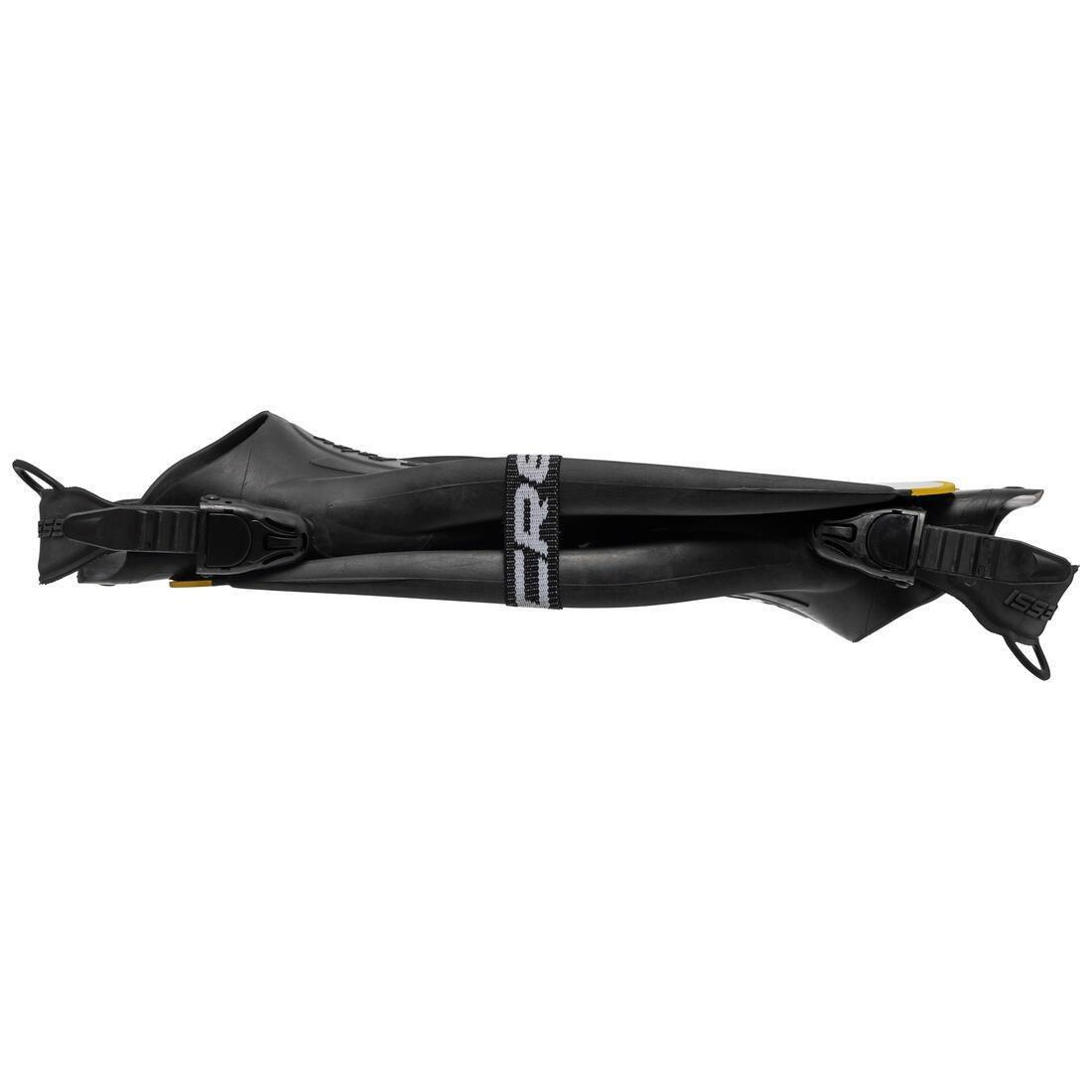 Cressi Palau Saf Snorkelling Fins, Black/Yellow, , large image number 10