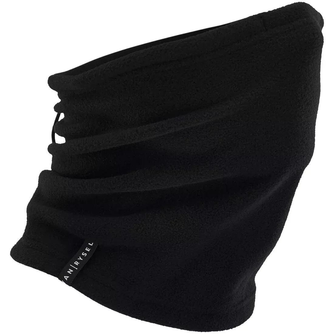 Winter Cycling Fleece Neck Warmer - 100, Black, No Color, large image number 0